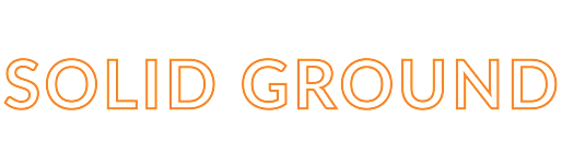 The image features the words "SOLID GROUND" in bold, orange letters.