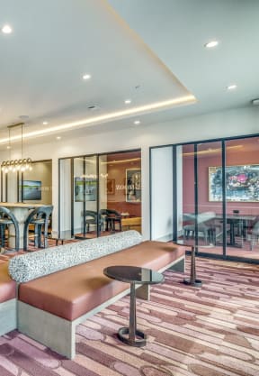 Aura Avant Apartments in Lewisville, Texas Business Lounge with Private Suites