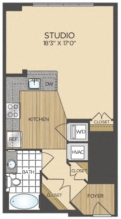 washington  studio apartments