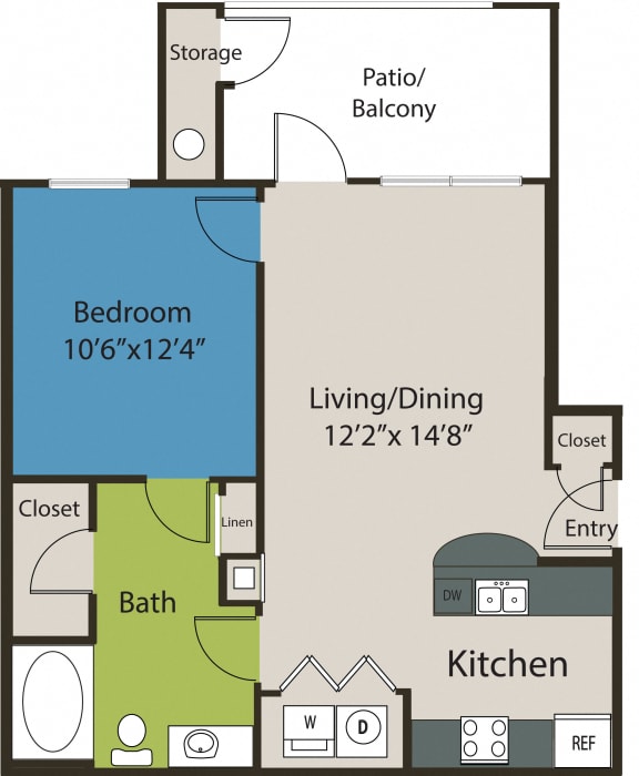 one bedroom apartments in san antonio tx