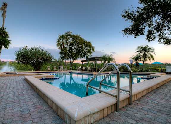 Resort style living is a given at one of the community’s three pools.