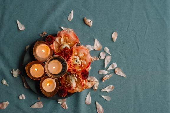 Candles On Table at Patterson Place, Santa Barbara, 93111