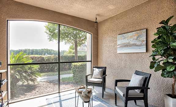 Every home incudes a patio or balcony  at Ballantrae Apartments, Florida