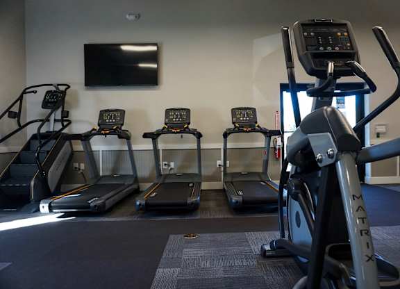 Work out your stress in the spacious community fitness center.