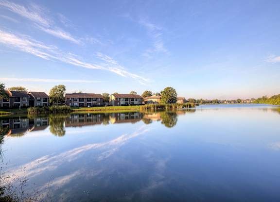 Great nature views dominate our community, such as this one of the lake.