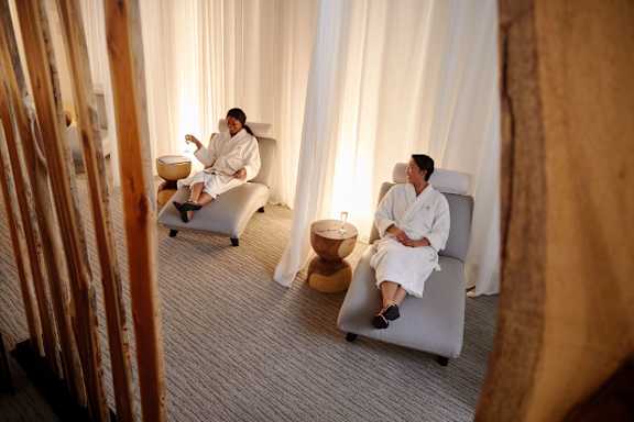 Two women enjoying a spa getaway at the Grandover Resort and Spa