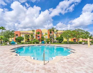 Sparkling Swimming Pool at Mission Club Apartments in Orlando, FL