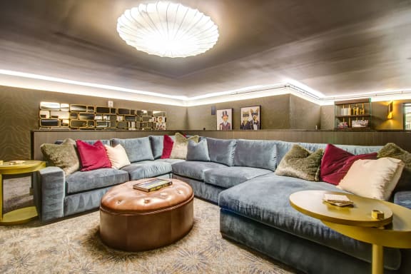 Apartments in Downtown Kansas City MO - The Grand Theater With Plush Seating and Upscale Decor  at The Grand, Kansas City