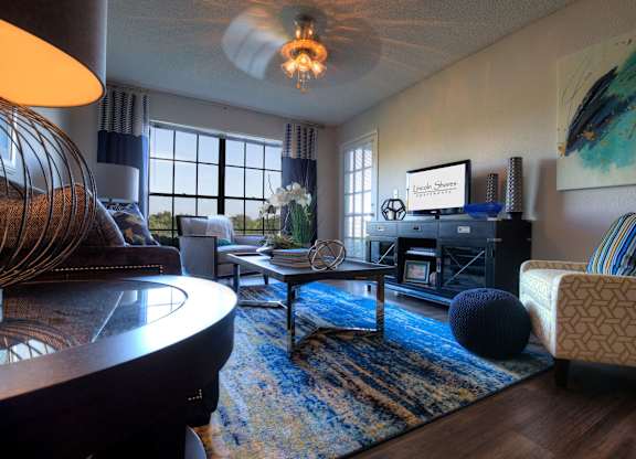 All apartment homes include floor to ceiling windows.