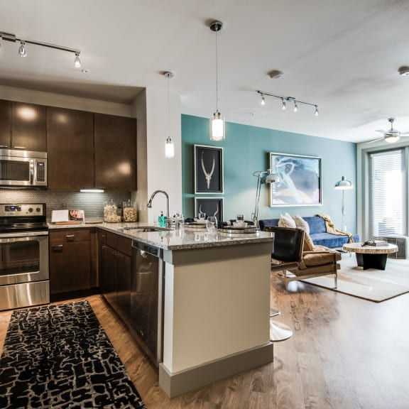 Centric One90 Apartments Model Kitchen