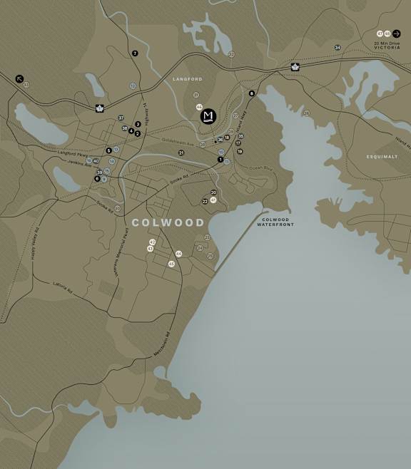 a map of the coast of cooley peninsula and the city