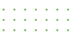 a group of green dots on a black background