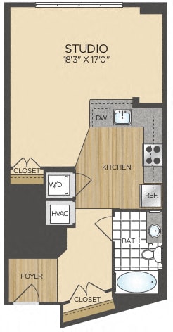 washington DC studio apartments