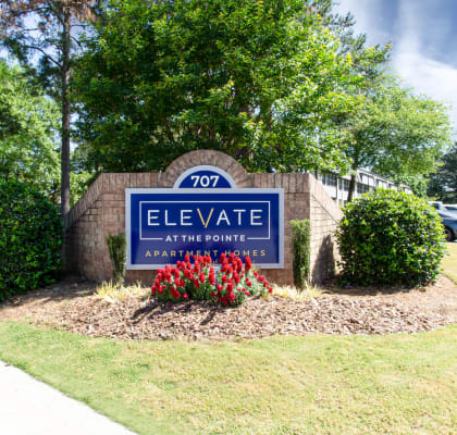 Monument Sign at Elevate at the Pointe