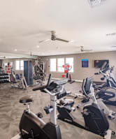 the gym in our apartments has plenty of exercise equipment