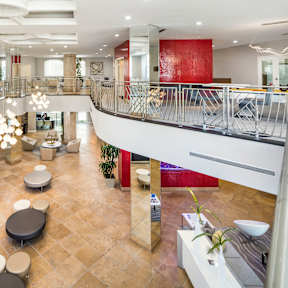 Large Clubhouse at La Jolla Crossroads Apartments, San Diego, CA, 92122