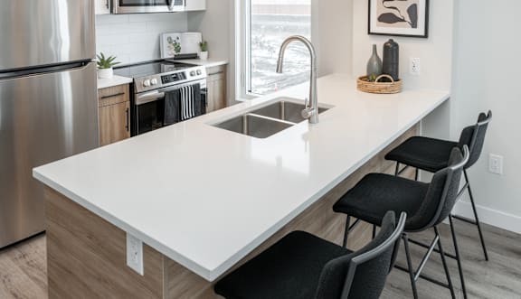 Sink With Faucet at Latitude 49 Townhomes, Manitoba, R3X 0M1