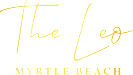 The Leo logo is displayed in gold on a black background.