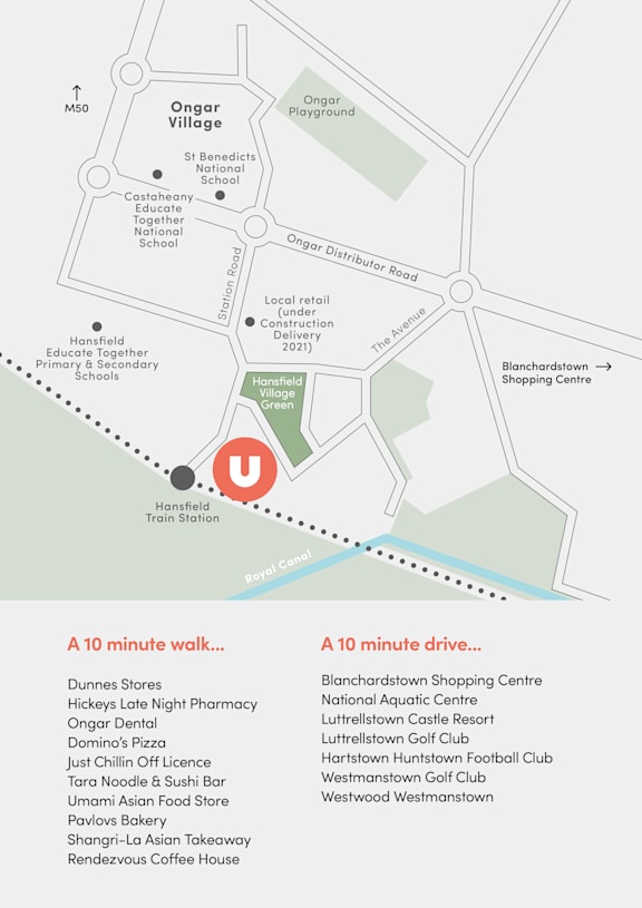 a map of the airport with a sign on it