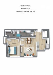  Floor Plan The North Bank