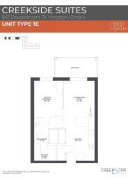  Floor Plan Unit Type 1E