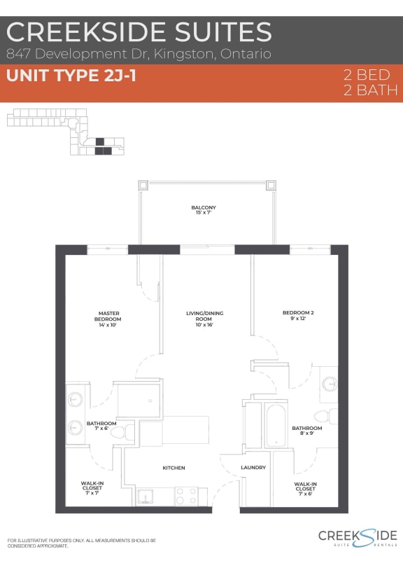 Floor Plan Unit Type 2J-1
