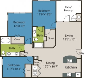 three bedroom apartments in san antonio tx