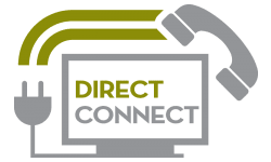 this is a screenshot of a computer with the text direct connect on it