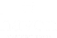 A black and white image of a company logo for Haven Apartment Homes.