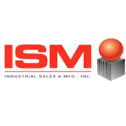 The image is a logo of a company named ISM Industrial Sales & Mfg. Inc.