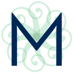the logo for marisol is shown in blue on a black background