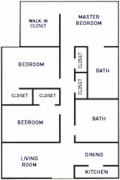  Floor Plan 3 Bed 2 Bath