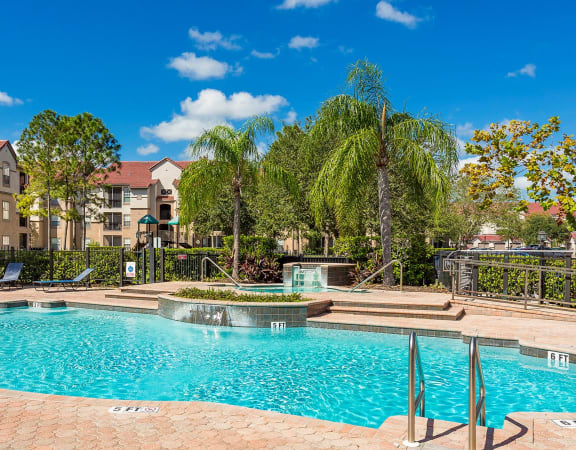 Egrets Landing Apartments resort-style pool area