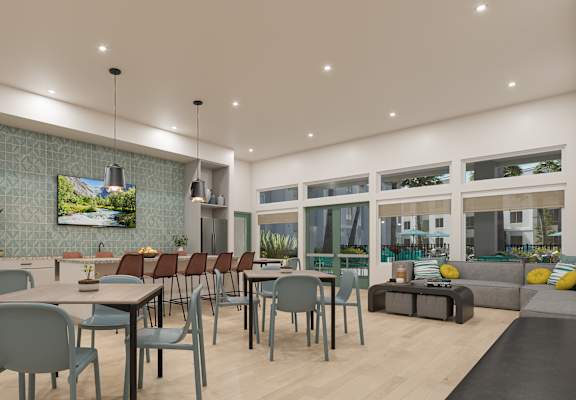Clubhouse at River Canyon at Merced Affordable Apartments