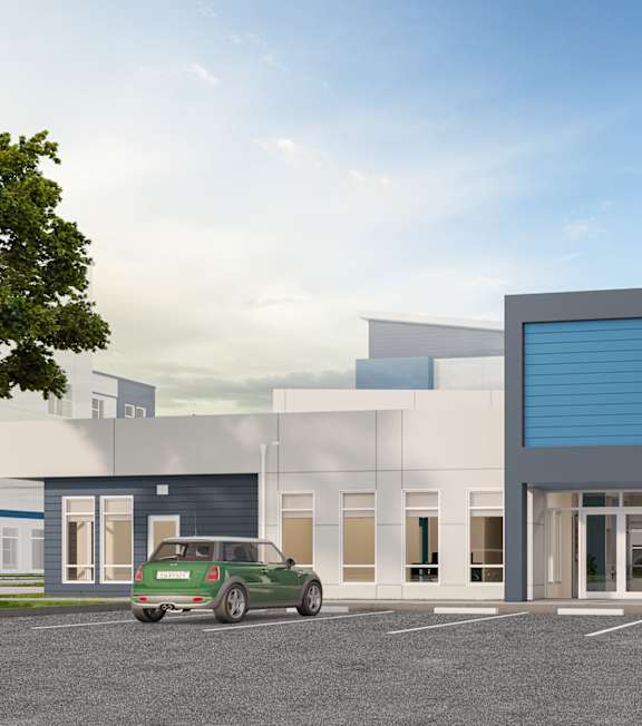 Leasing Office at Lakeland Affordable Apartments in Santa Fe Springs, CA