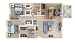 The Potomac Floor Plan at West Woods, Maryland, 21401