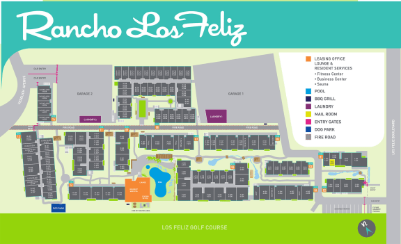 a map of the rancho los feliz airport site plan