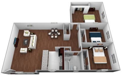  Floor Plan 3 Bedroom