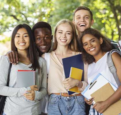 Students Hanging out