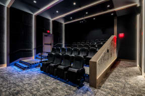 a view of the auditorium from the back of the room