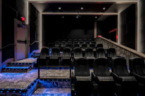 a view of the theatre from the back of the auditorium