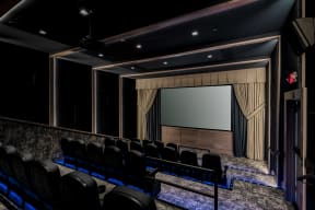 a view of the theater from the back of the room
