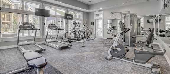our state of the art gym is equipped with cardio equipment and other amenities including a