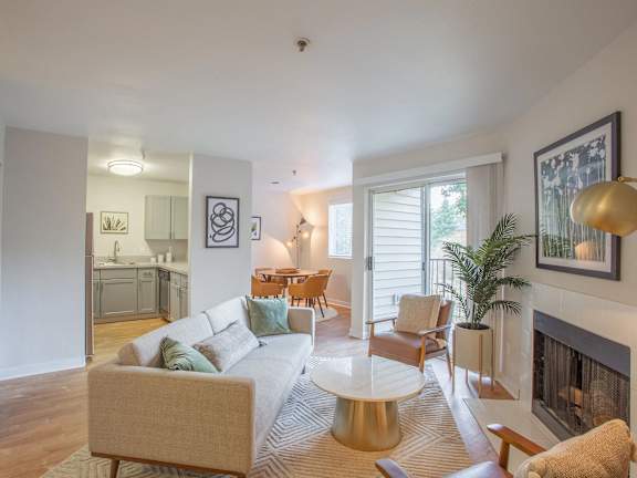 Impressive Living Room at Miramonte Lodge, Milwaukie