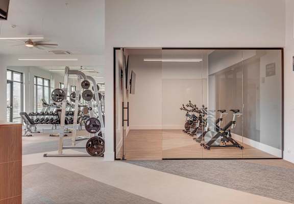 Gym with Exercise Equipment at The Heights at Legend Hills, Clearfield, 84015
