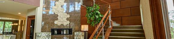 Staircase at Poplar Creek Apartments, Brookfield