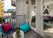 Thumbnail 16 of 27 - Balcony of apartment with views to pool