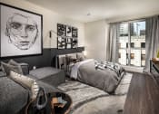 Thumbnail 23 of 27 - Studio living room and bedroom with large window