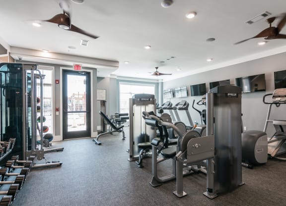 Vintage Foxland fitness center.