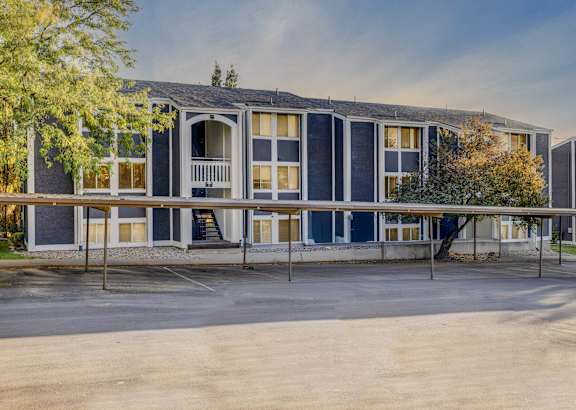 Classic exterior of property with parking lot at The Pointe at Northridge, Salt Lake City